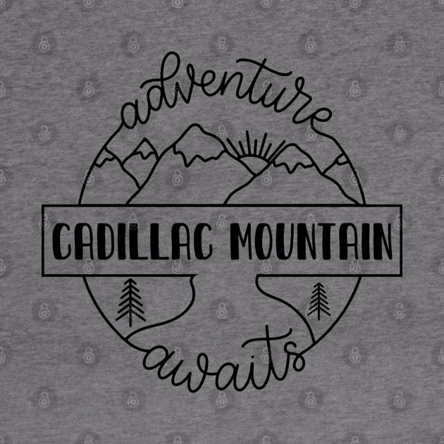 Cadillac Mountain hiker gift for climber. Perfect present for mother dad friend him or her by SerenityByAlex